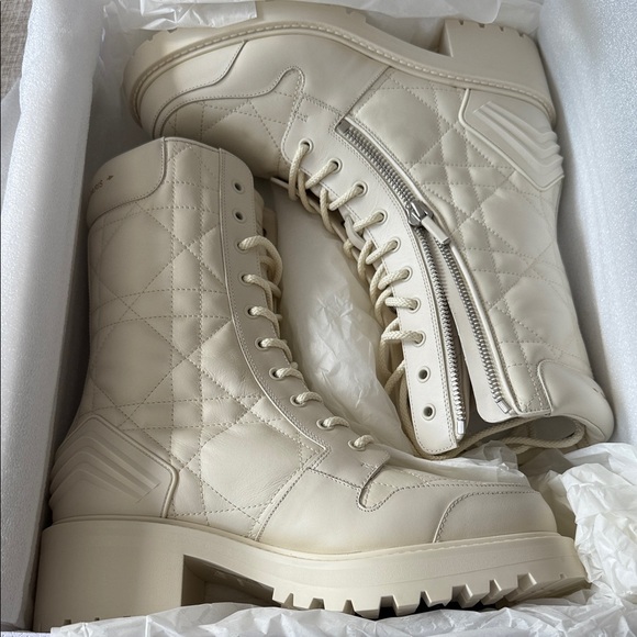 Dior Shoes - Dior White and Gold Luxury Packaging
